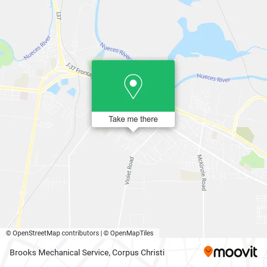 Brooks Mechanical Service map