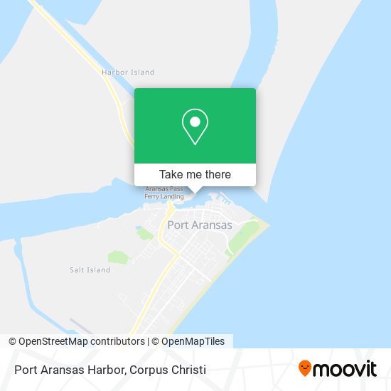 Port Aransas Harbor map