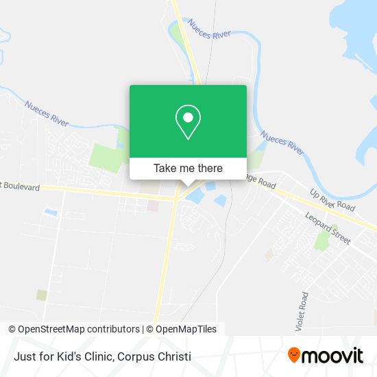 Just for Kid's Clinic map