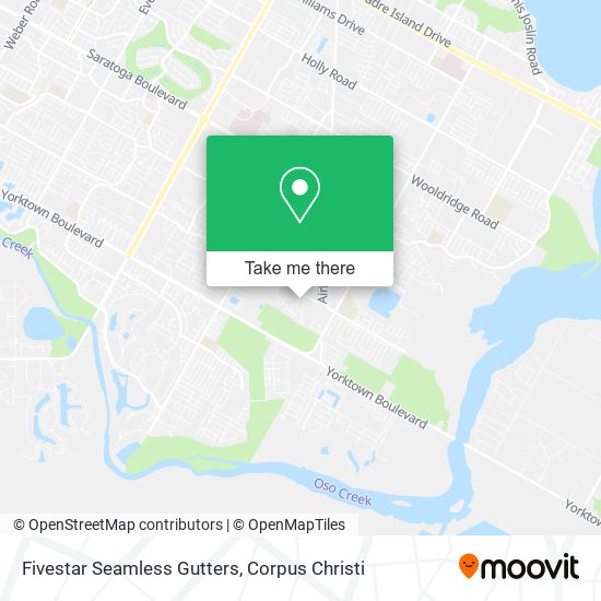Fivestar Seamless Gutters map