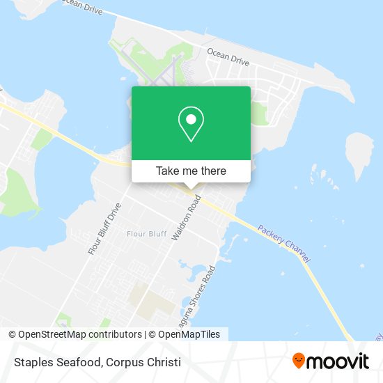Staples Seafood map