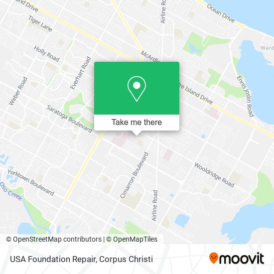 USA Foundation Repair map