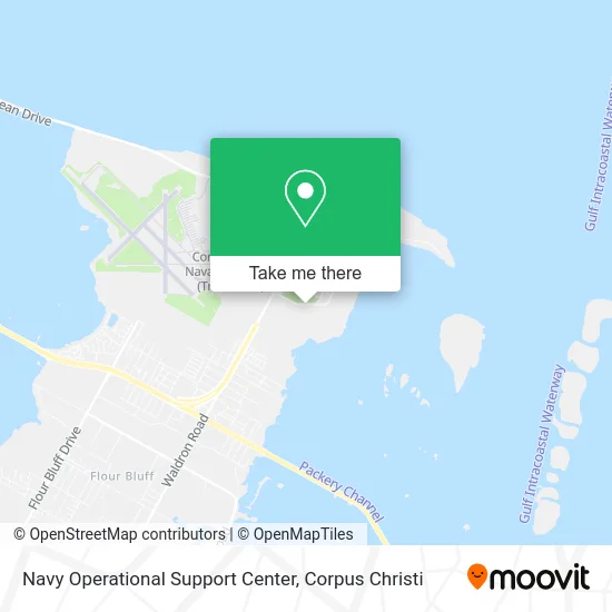 Navy Operational Support Center map