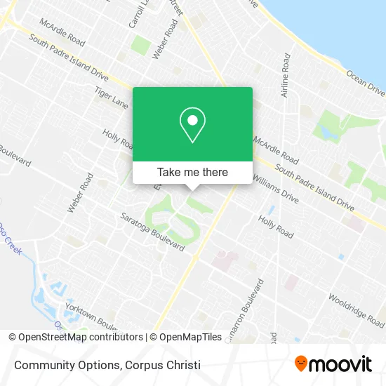 Mapa de Community Options