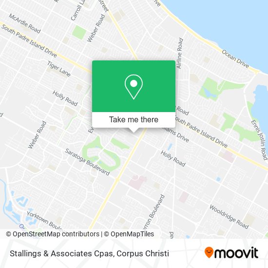 Mapa de Stallings & Associates Cpas