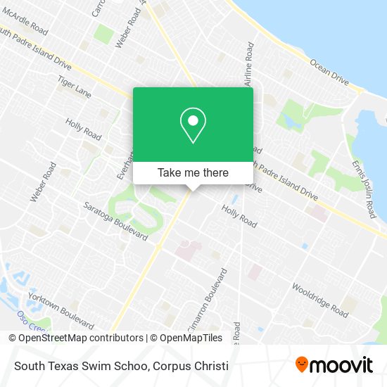 Mapa de South Texas Swim Schoo