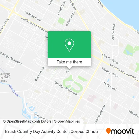 Mapa de Brush Country Day Activity Center