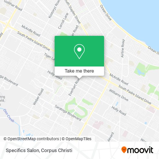 Specifics Salon map