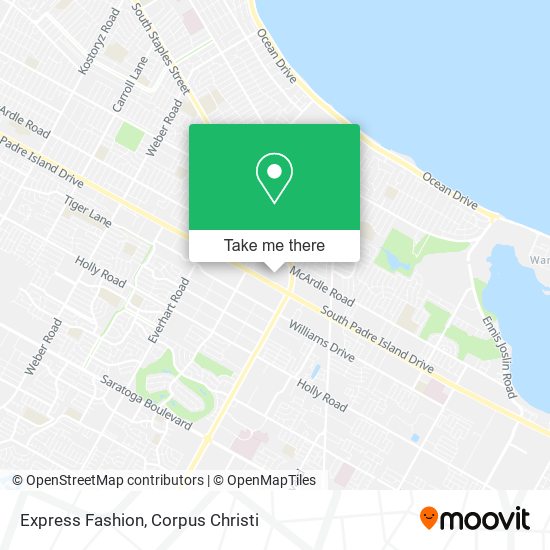 Express Fashion map