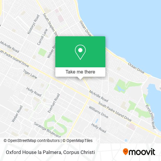 Oxford House la Palmera map