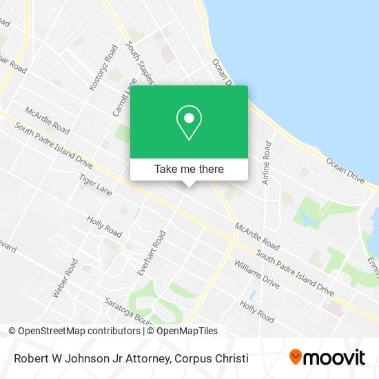 ¿Cómo llegar a Robert W Johnson Jr Attorney en Corpus Christi en autobús?