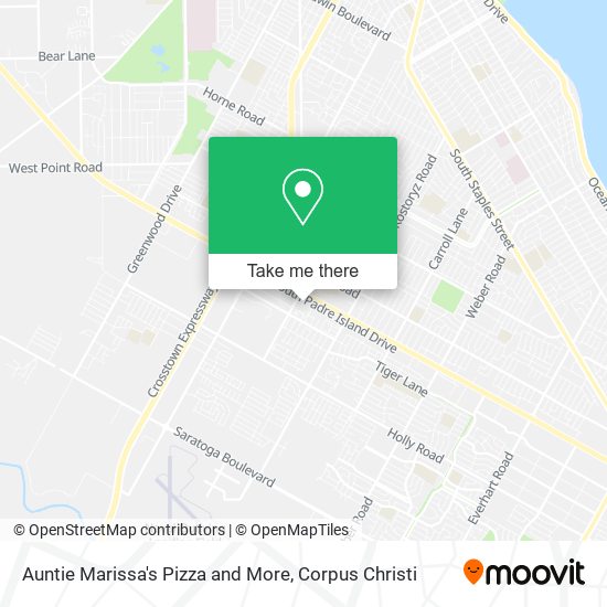 Auntie Marissa's Pizza and More map