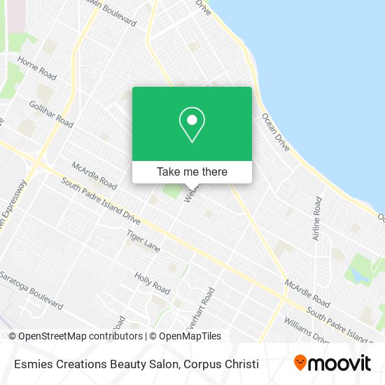 Mapa de Esmies Creations Beauty Salon
