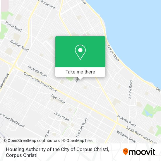 Housing Authority of the City of Corpus Christi map