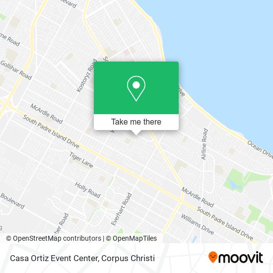 Casa Ortiz Event Center map