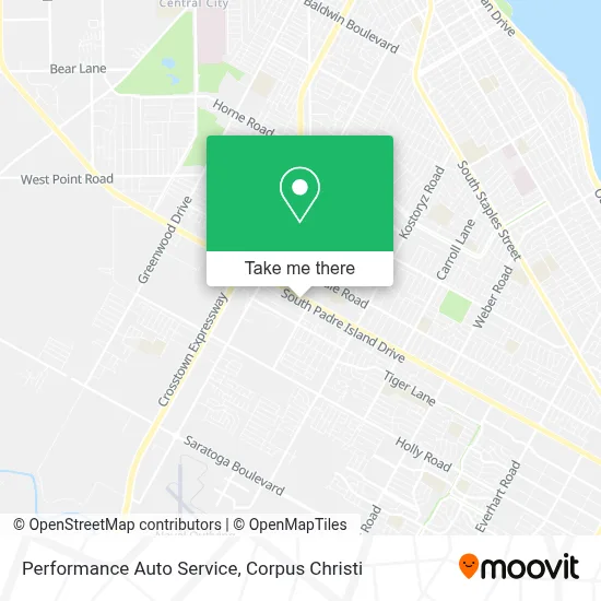 Performance Auto Service map