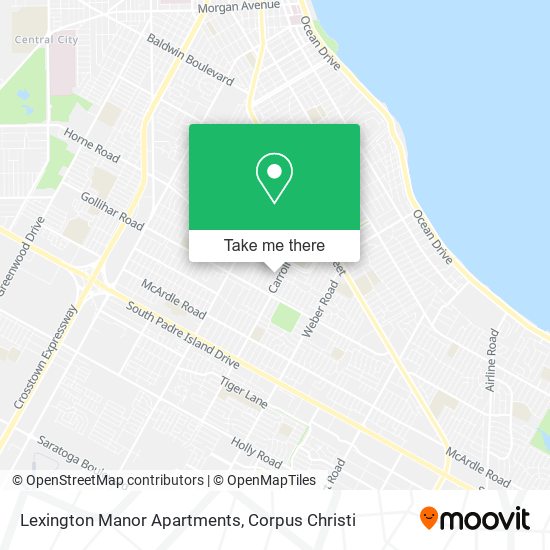 Mapa de Lexington Manor Apartments