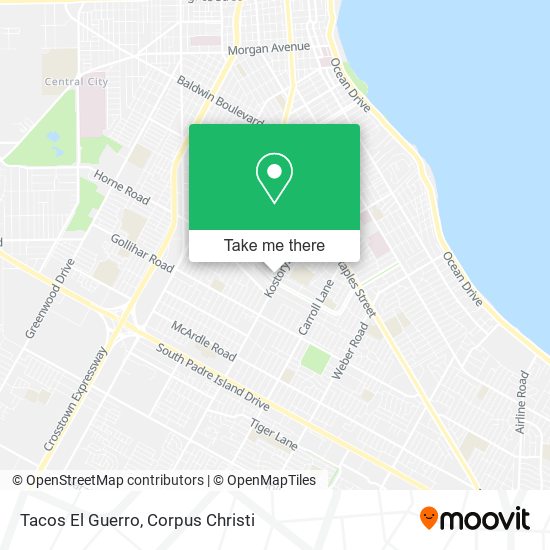 Mapa de Tacos El Guerro