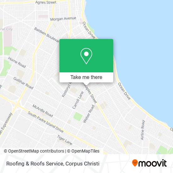 Roofing & Roofs Service map