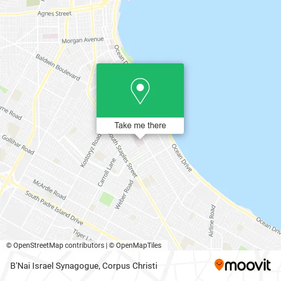 Mapa de B'Nai Israel Synagogue