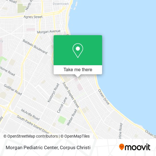 Morgan Pediatric Center map