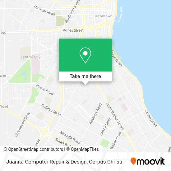 Juanita Computer Repair & Design map