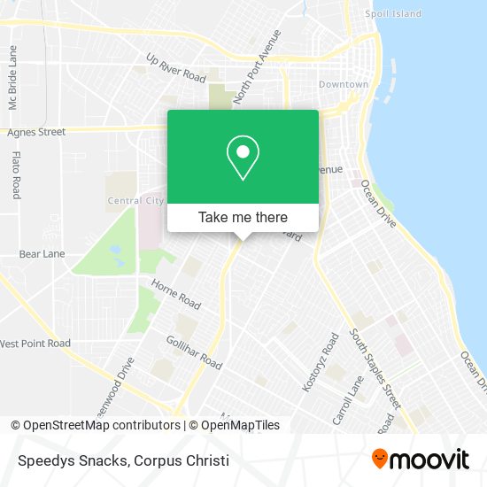 Speedys Snacks map