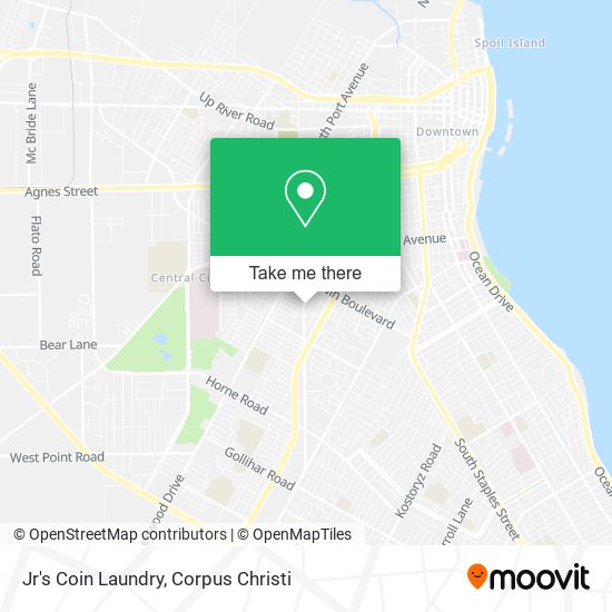 Jr's Coin Laundry map