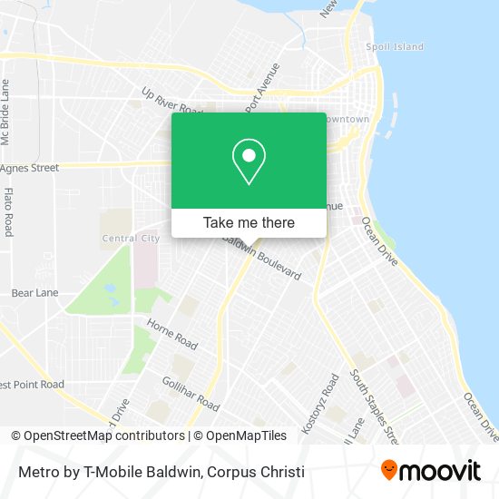 Metro by T-Mobile Baldwin map