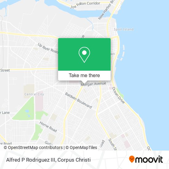 Alfred P Rodriguez III map