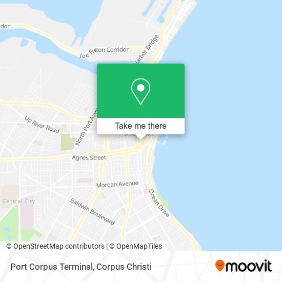 Port Corpus Terminal map