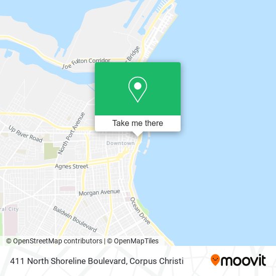 Mapa de 411 North Shoreline Boulevard