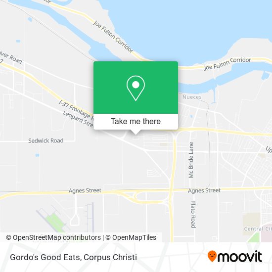 Gordo's Good Eats map