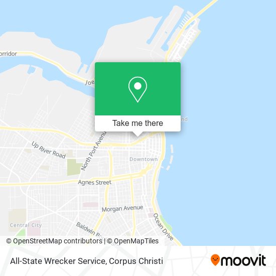 All-State Wrecker Service map