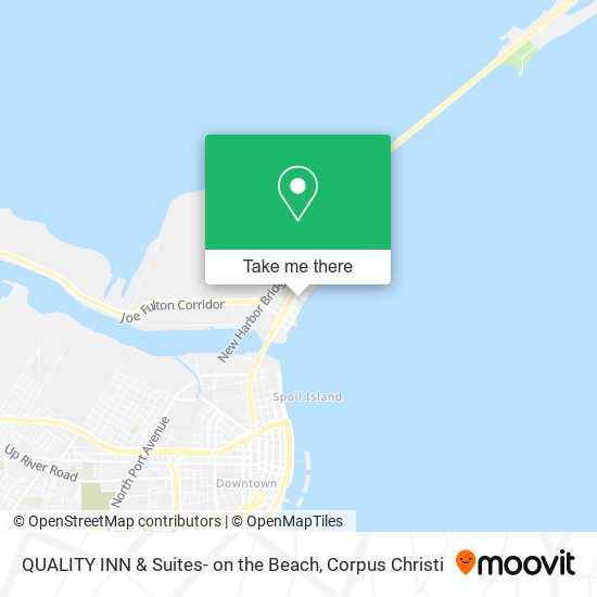 Mapa de QUALITY INN & Suites- on the Beach