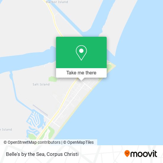 Belle's by the Sea map