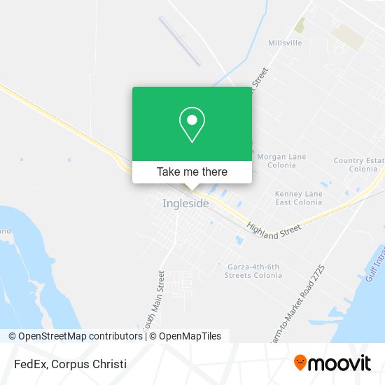 FedEx map