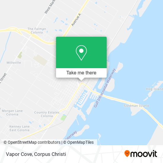Mapa de Vapor Cove