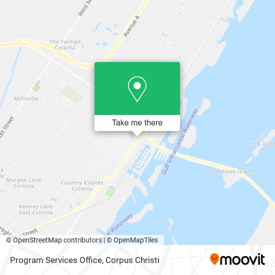 Mapa de Program Services Office