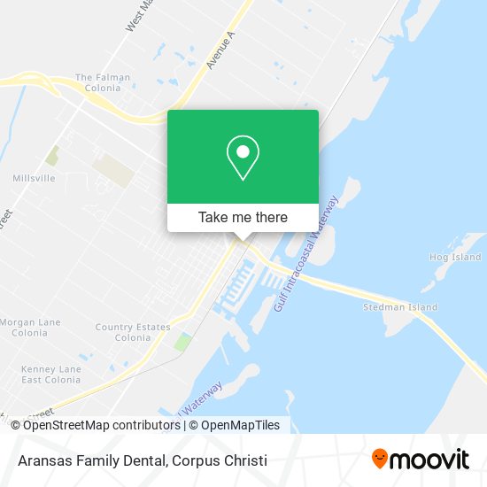 Mapa de Aransas Family Dental