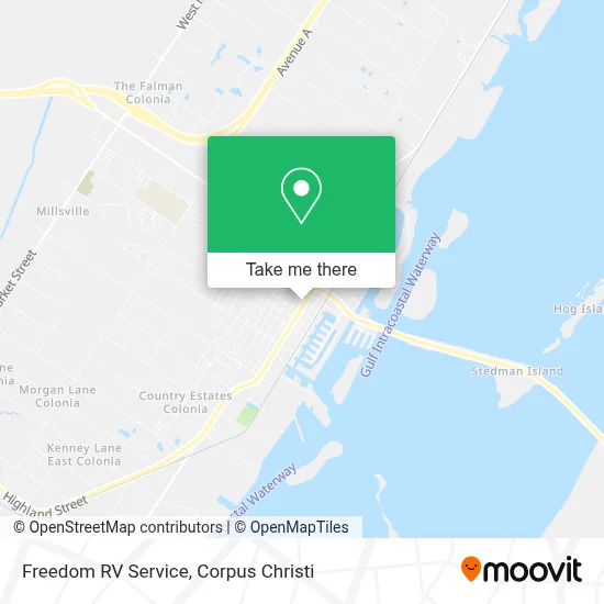Freedom RV Service map