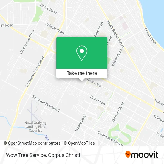 Wow Tree Service map