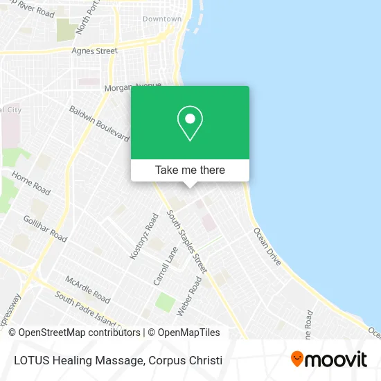 LOTUS Healing Massage map