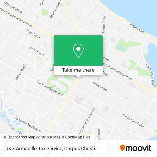 J&G Armadillo Tax Service map