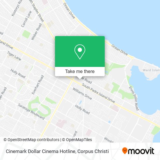 Cinemark Dollar Cinema Hotline map