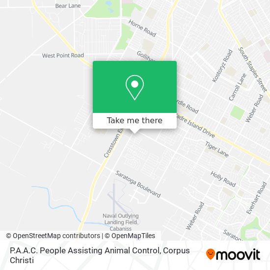 Mapa de P.A.A.C. People Assisting Animal Control