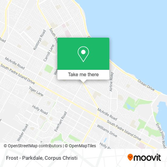 Frost - Parkdale map