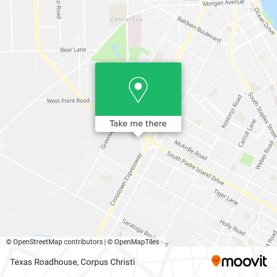 Texas Roadhouse map