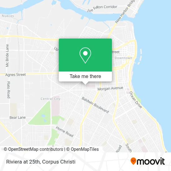 Riviera at 25th map