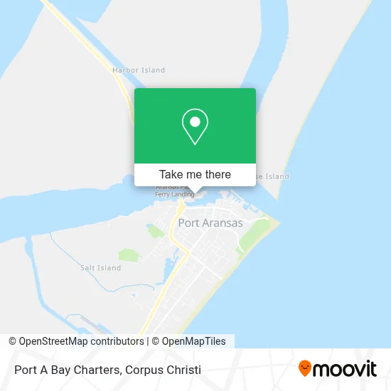 Port A Bay Charters map